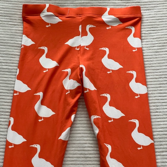 Goose leggings- vibrant orange - size: Medium - Picture 9 of 11